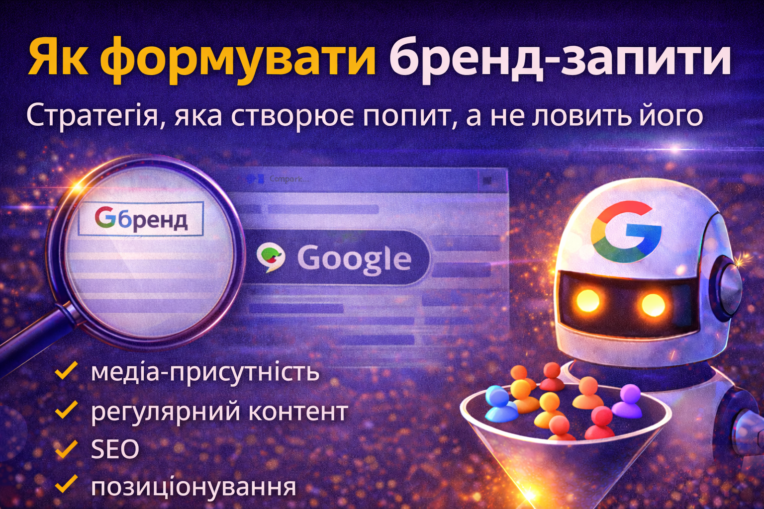 Як формувати бренд-запити в пошуку Google